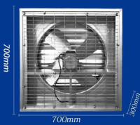 Вентилятор Minxin MX-700 0.25 кВт 380В вытяжной