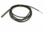 NTC008WH01 Датчик NTC типа WH, чувствительный элемент в металлическом исполнении диаметром 6 мм, IP68, 0,8м кабель, -50...105 C