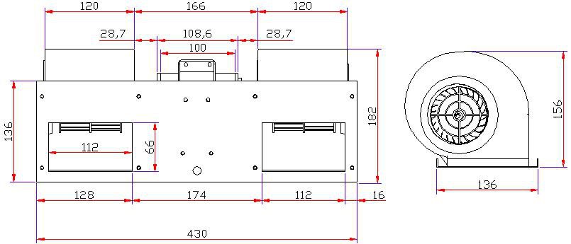 Вентилятор  Kormas 722 350 06 отопления