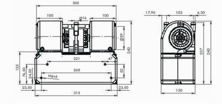 Вентилятор Kormas 806 000 08 отопитель