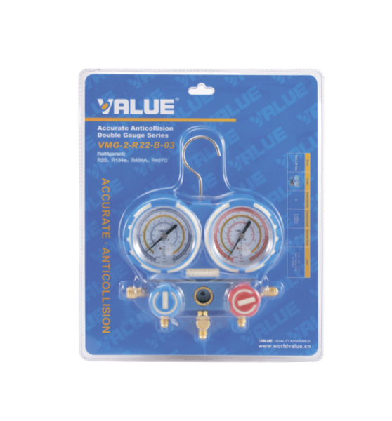 Двухвентильный манометрический коллектор VMG-2-R22 B-03