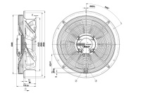 W3G400CC2252 ebmpapst осевой вентилятор