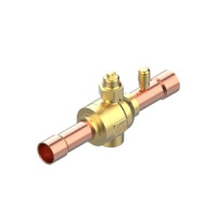 009L6589 Вентиль шаровой Danfoss GBCT 22s (ODF 7/8" : пайка, сервисный штуцер, 140 бар)