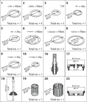 027F3378 Danfoss комплект для кап. ремонта для PM 100 (стандартный конус)