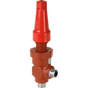 148B5032 Danfoss клапан запорный угловой SVA-S 6 T ANG CAP (с колпачком)