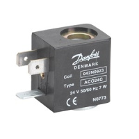 042N0823 Danfoss катушка электромагнитная AC024C, напряжение питания 24 В, 50/60 Гц, мощность 7 Вт, пер. тока