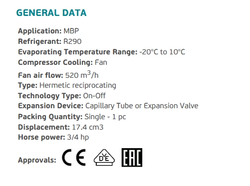 NT 6222U исп. CSR компрессор Embraco