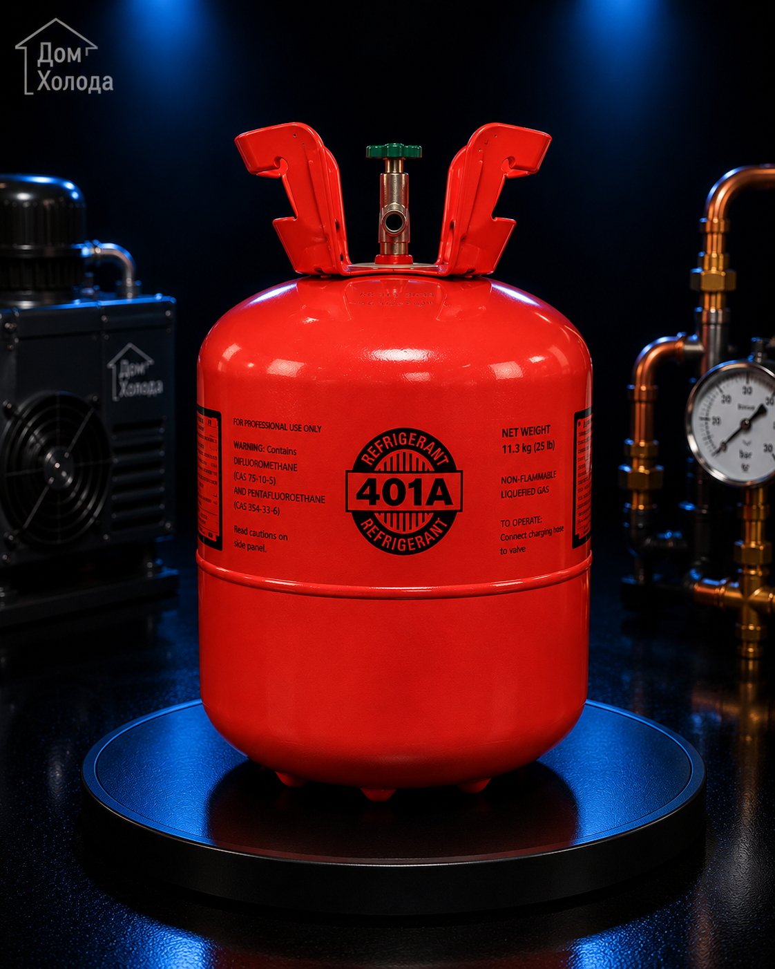 Фреон R-401A (Хладон R-401A) , баллон 12,2 кг