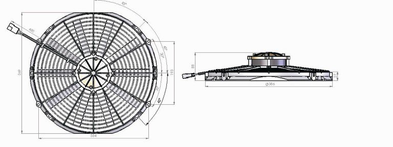 Вентилятор  Kormas 743 150 19 кондиционера