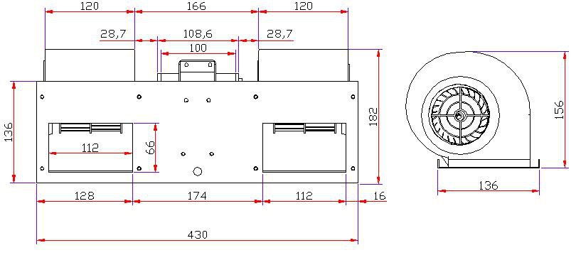Вентилятор  Kormas 732 430 02 отопления