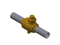 009G7406 Danfoss клапан запорный шаровой GBC 28s H