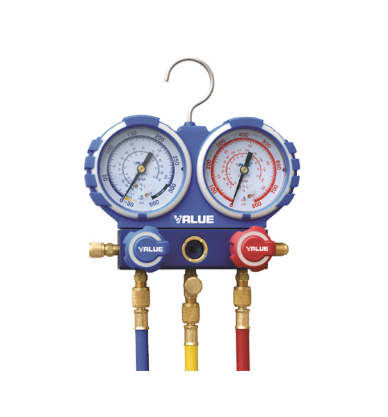 Четырёхвентильный манометрической коллектор VMG-4-R410 A