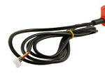 E2VCABS600 Экранированный кабель с соединительным разъемом, IP67, L=6 м