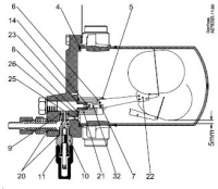 027B2055 Danfoss комплект сервисный