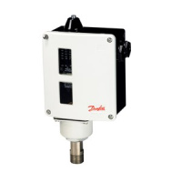 017-513166 Danfoss RT 6AW Реле давления, 5-25 бар, дифференциал 3 бара, автоматический сброс, под отрезное кольцо 6 мм