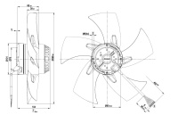 A2D300AP0202 ebmpapst осевой вентилятор
