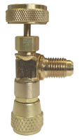 Вентиль нажимной, угол 90 градусов, резьба 1/4" SAE Mastercool 90328