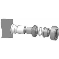 120Z0128 Комплект адаптеров с накидной гайкой (1”1/4 Rotolock, 7/8” ODF), (1”1/4 Rotolock, 3/4” ODF)