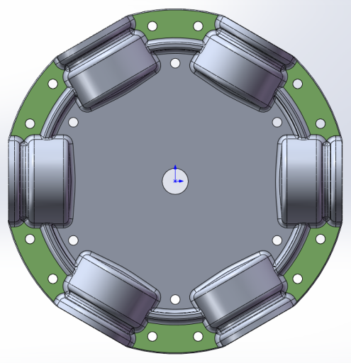 Ступица (HUB) W-6 осевого вентилятора