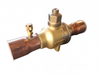 Вентиль шаровый 1 1/8" с сервисным штуцером Becool BC-BVa-118N