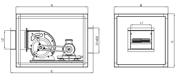 Приточно-вытяжная установка Bahcivan BHV 22