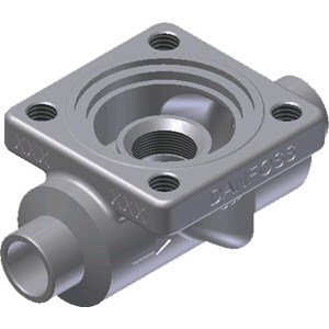 027H1129 Danfoss Корпус вентиля ICV 20 (16 SA пайка)