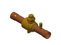009G7064 Danfoss вентиль шаровой GBC 42s (42 mm, сервисный штуцер)
