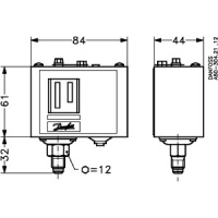 060-119066 Danfoss KP 7W Реле давления