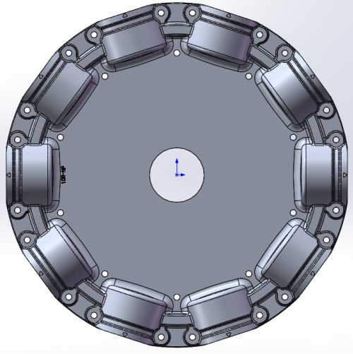 Ступица (HUB) W-10 HP осевого вентилятора