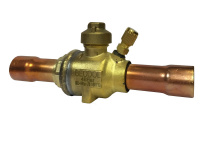 Вентиль шаровый 1 1/8" с сервисным штуцером Becool BC-BVa-118