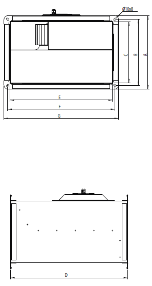 Вентилятор Bahcivan BSKF 60-35 канальный прямоугольный