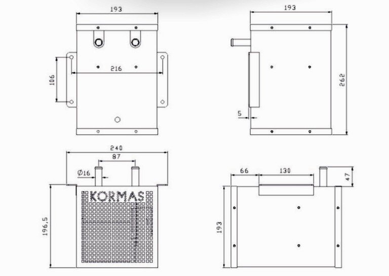 Вентилятор Kormas 814 000 08 отопитель