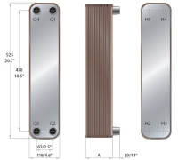 021H0893 Danfoss теплообменник микропластинчатый MPHE D62