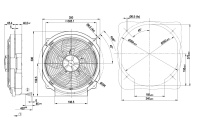 W4E300JS7230 ebmpapst осевой вентилятор