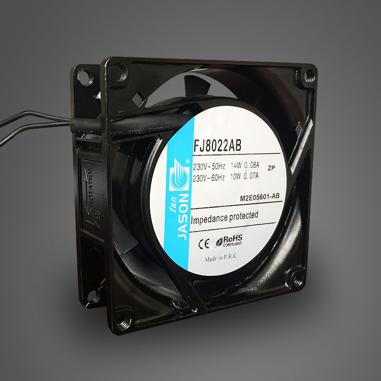 Вентилятор Jasonfan FJ8022AB 80x80x25 пластиковая крыльчатка