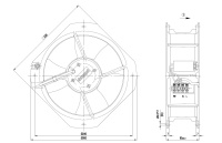 W2E200HH8601 ebmpapst осевой вентилятор