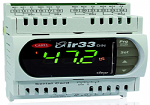 DN33E7LR20 Параметрический контроллер ir33, 2NTC/PTC/PT1000, выходы: 2 дискретных, 2 аналоговых, звуковой сигнал, ИК-приемник, 12-24В AC, 12-30В DC