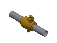 009G7411 Danfoss клапан запорный шаровой GBC 42s H