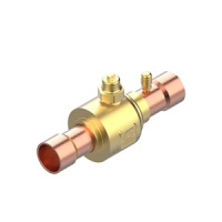 009L6453 Вентиль шаровой Danfoss GBCT 35s (ODF 1 3/8" : пайка, сервисный штуцер, 140 бар)