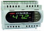 DN33A7LR20 Параметрический контроллер ir33, 2NTC/PTC/PT1000, 4 твердотельных реле, звуковой сигнал, ИК-приемник, 12-24VAC, 12-30В DC, монтаж на DIN-рейку