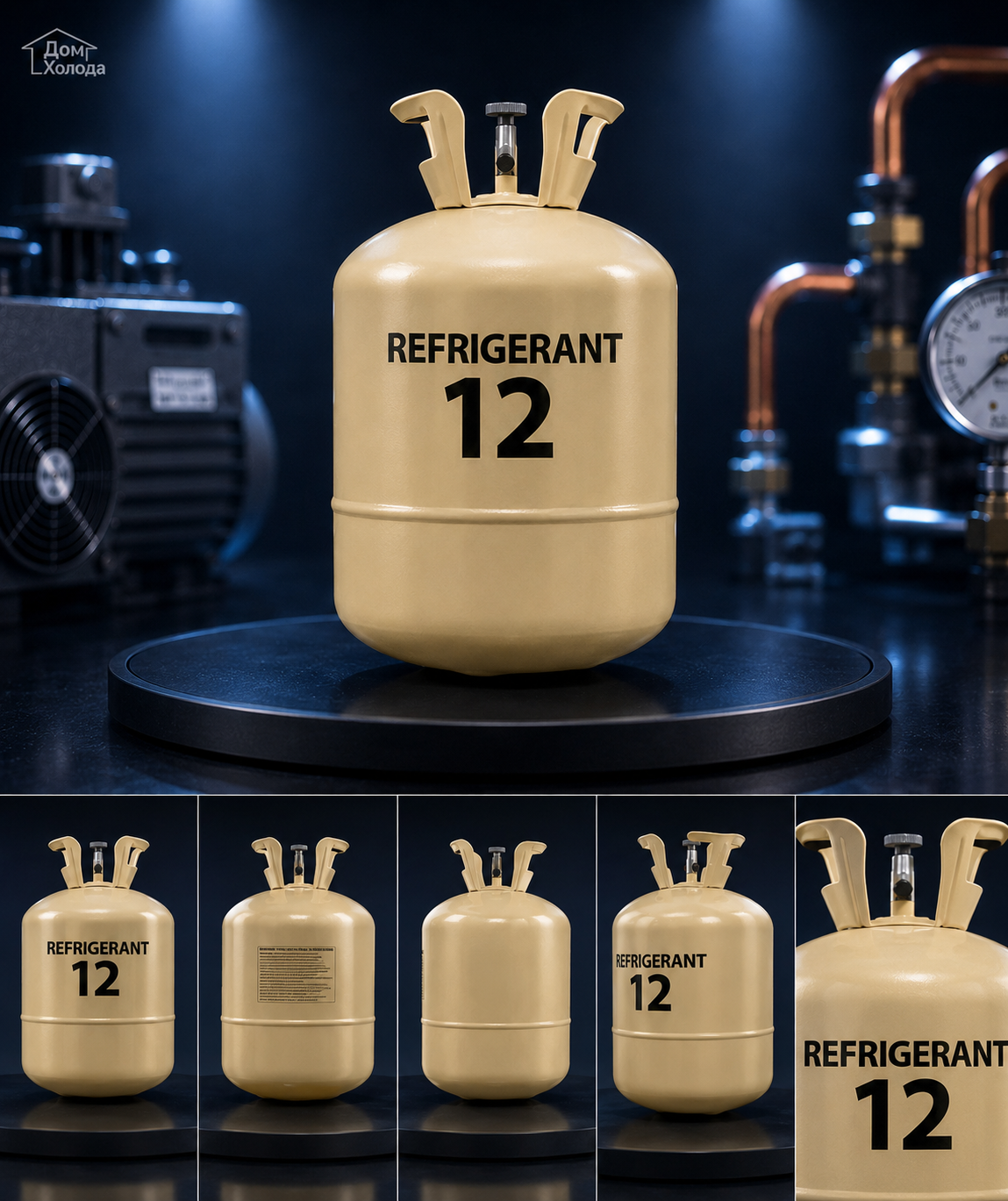 Фреон R12 (Хладон R-12) баллон 13,6 кг