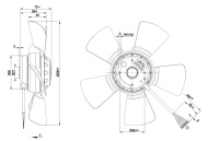A4D250AA3601 ebmpapst осевой вентилятор